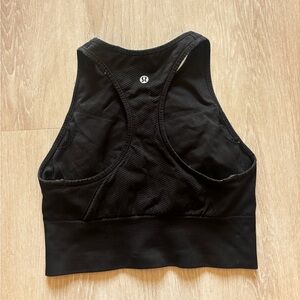 Lululemon Athletics Black Racerback Sports Bra size 6